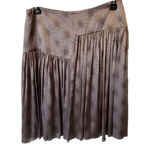 Midi grey silk skirt from Emporio Armani (Size 12)